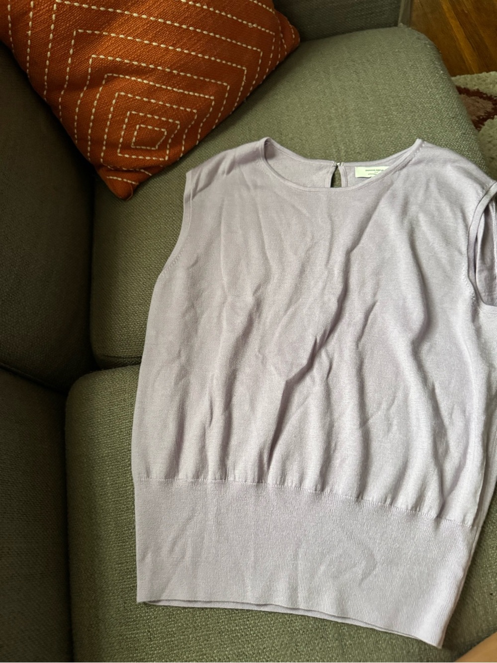 Banana Republic Light Lavender Sleeveless Knit Tank